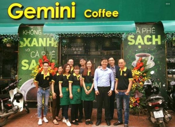 Tạp dề nhân viên cà phê Gemini Coffee