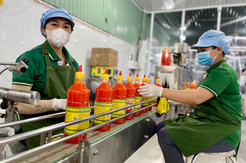 Tạp dề công nhân sản xuất thực phẩm