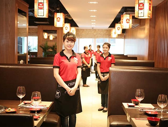 Thiết kế mẫu áo thun nhân viên phục vụ nhà hàng quán ăn