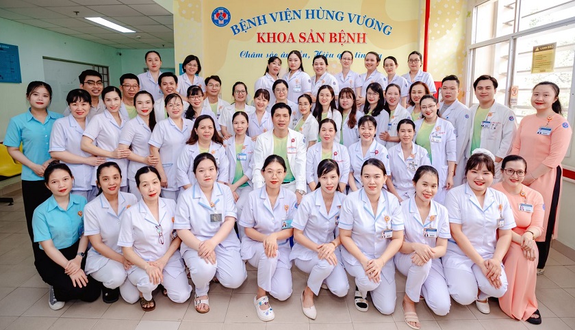 Trang phục bệnh viện Hùng Vương chuyên ngành Sản phụ khoa